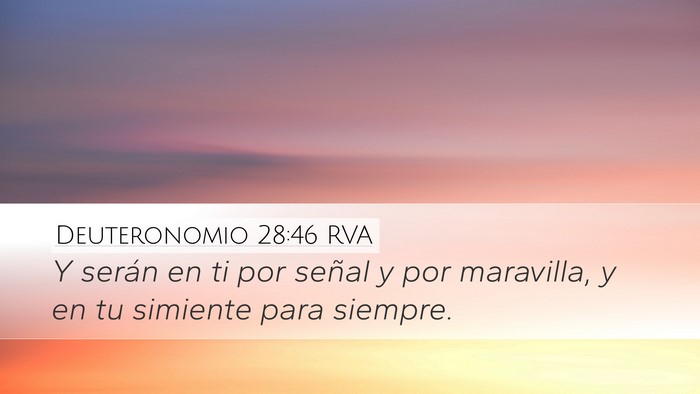 Deuteronomio 28:46 RVA Bible Verse Image