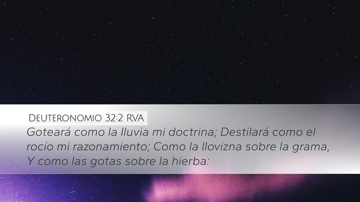 Deuteronomio 32:2 RVA Bible Verse Image