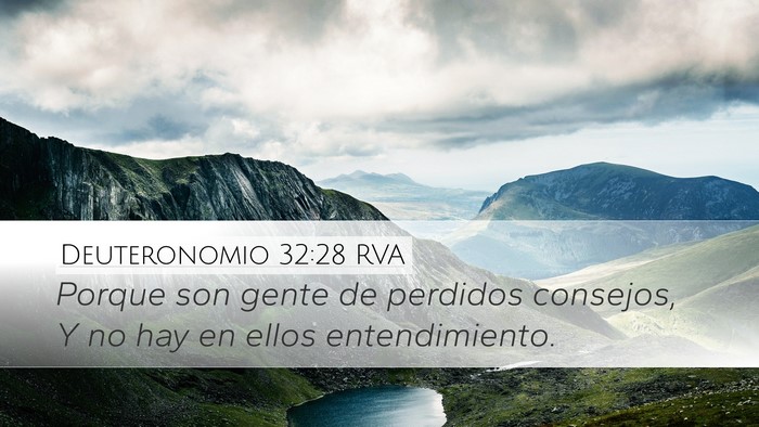 Deuteronomio 32:28 RVA Bible Verse Image