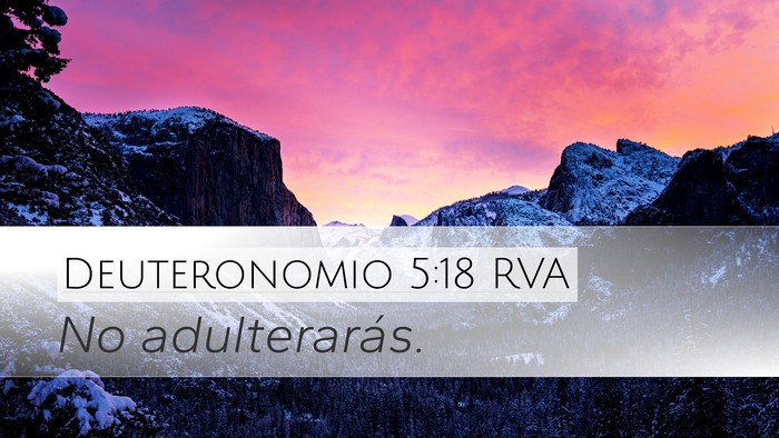 Deuteronomio 5:18 RVA Bible Verse Image