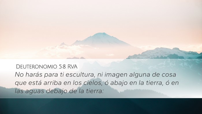 Deuteronomio 5:8 RVA Bible Verse Image