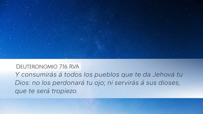 Deuteronomio 7:16 RVA Bible Verse Image