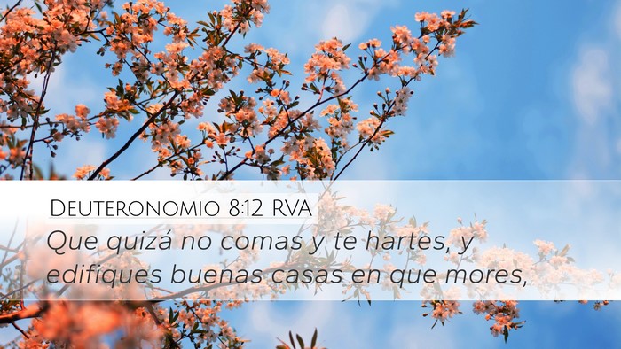 Deuteronomio 8:12 RVA Bible Verse Image