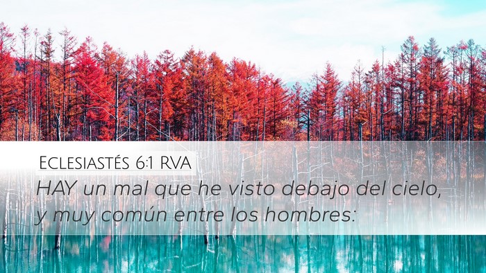 Eclesiastés 6:1 RVA Bible Verse Image