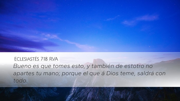 Eclesiastés 7:18 RVA Bible Verse Image