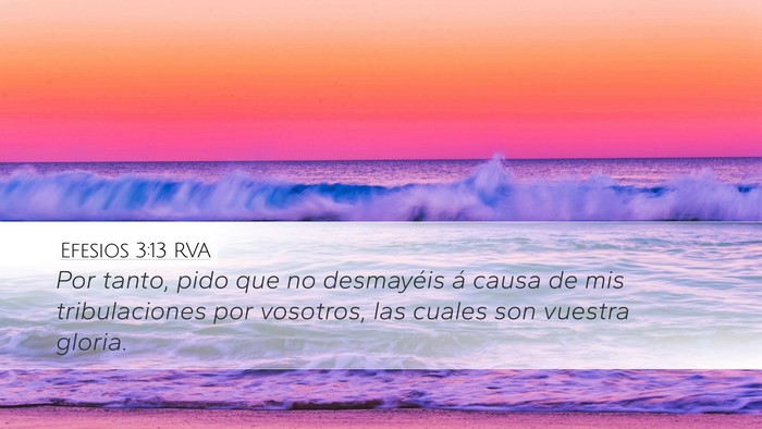 Efesios 3:13 RVA Bible Verse Image