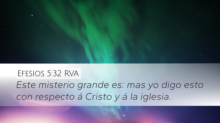 Efesios 5:32 RVA Bible Verse Image