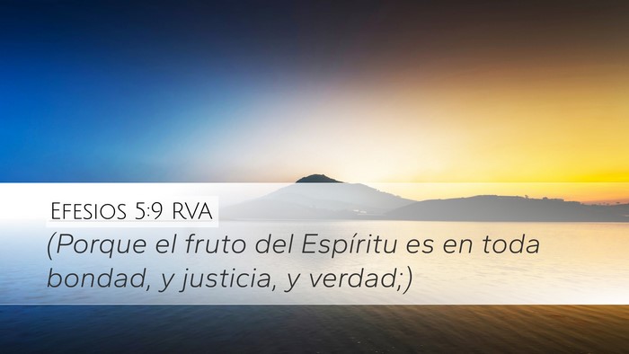 Efesios 5:9 RVA Bible Verse Image
