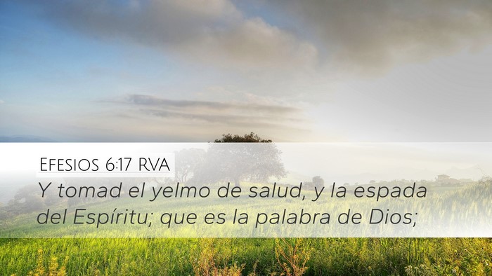 Efesios 6:17 RVA Bible Verse Image