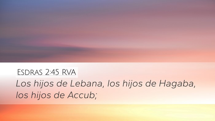 Esdras 2:45 RVA Bible Verse Image