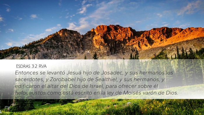 Esdras 3:2 RVA Bible Verse Image