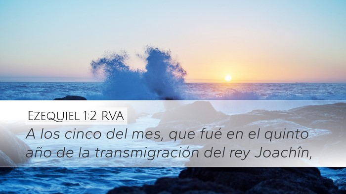 Ezequiel 1:2 RVA Bible Verse Image