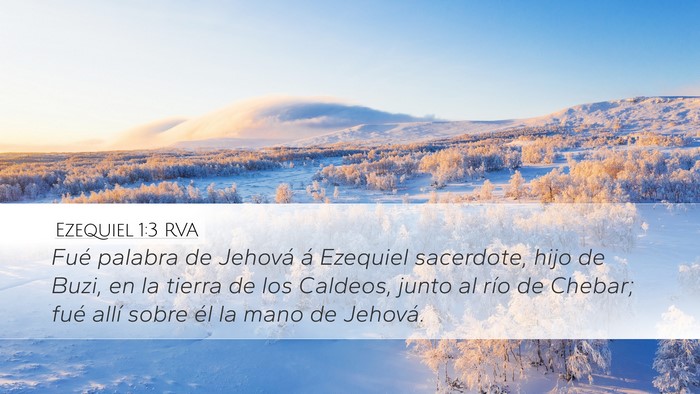 Ezequiel 1:3 RVA Bible Verse Image
