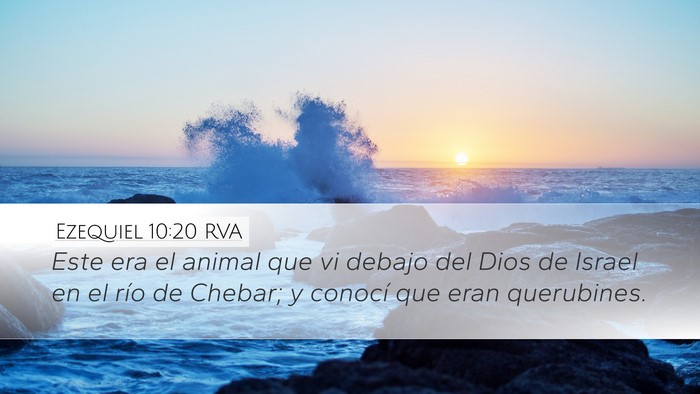 Ezequiel 10:20 RVA Bible Verse Image