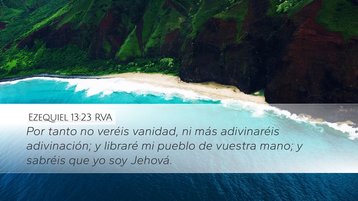 Ezequiel 13:23 RVA Bible Verse Image