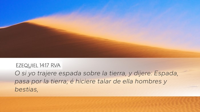 Ezequiel 14:17 RVA Bible Verse Image