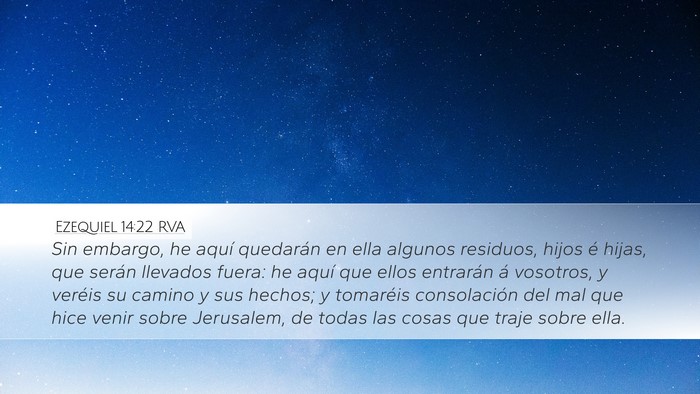 Ezequiel 14:22 RVA Bible Verse Image
