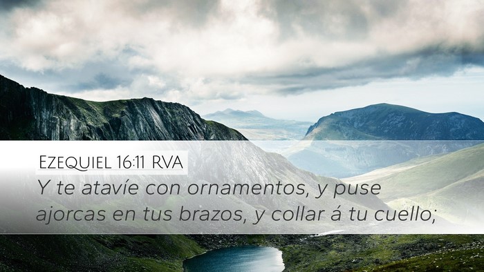 Ezequiel 16:11 RVA Bible Verse Image