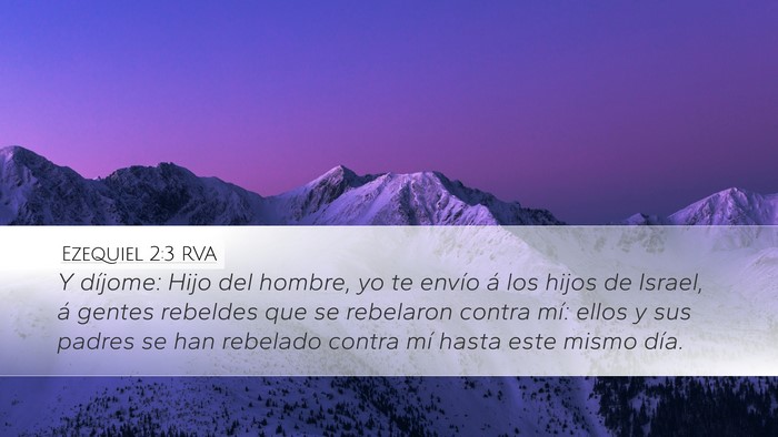 Ezequiel 2:3 RVA Bible Verse Image