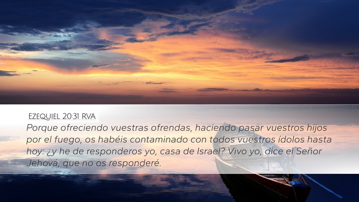 Ezequiel 20:31 RVA Bible Verse Image