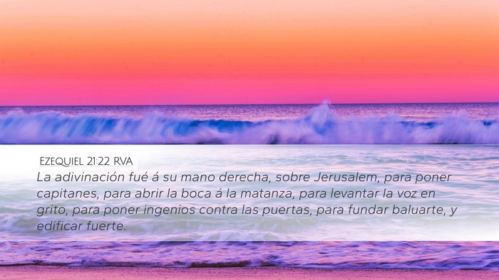 Ezequiel 21:22 RVA Bible Verse Image