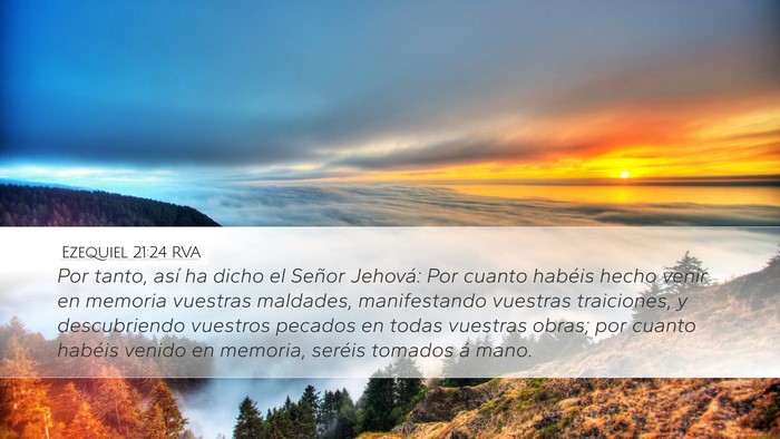 Ezequiel 21:24 RVA Bible Verse Image