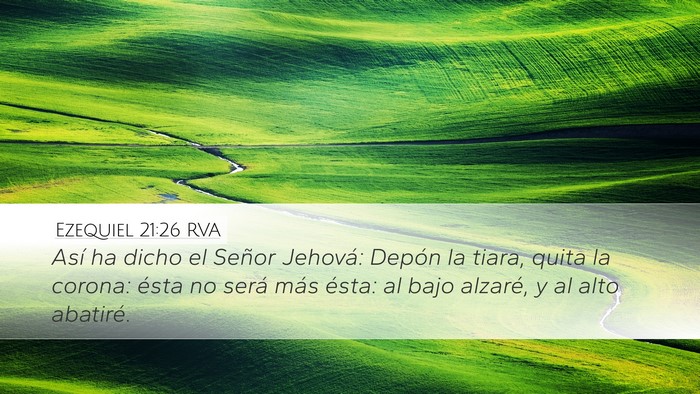 Ezequiel 21:26 RVA Bible Verse Image