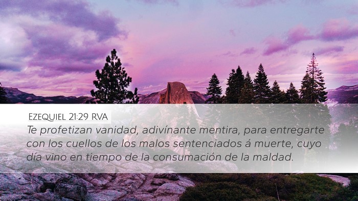 Ezequiel 21:29 RVA Bible Verse Image