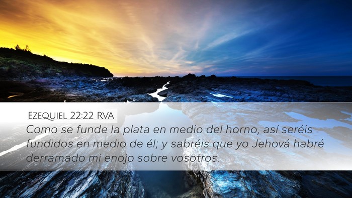 Ezequiel 22:22 RVA Bible Verse Image
