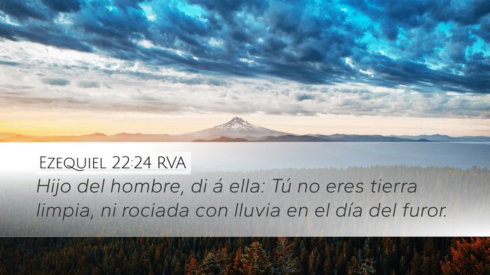 Ezequiel 22:24 RVA Bible Verse Image