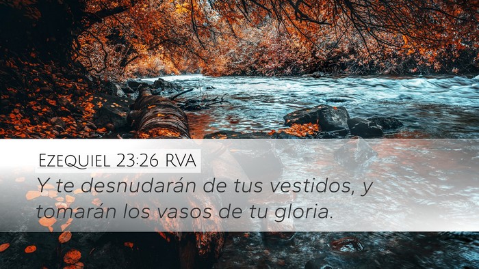 Ezequiel 23:26 RVA Bible Verse Image