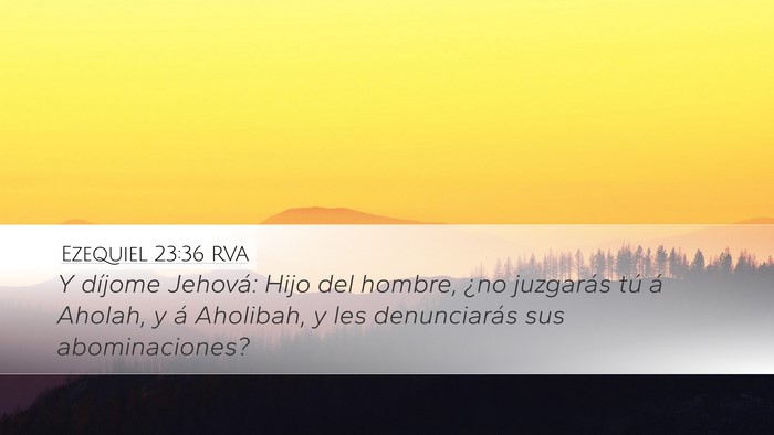 Ezequiel 23:36 RVA Bible Verse Image