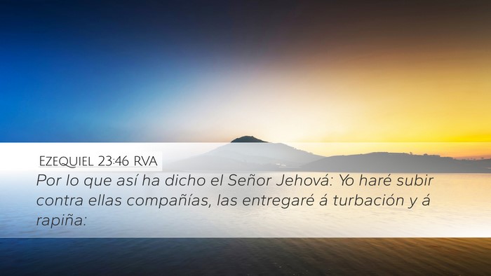 Ezequiel 23:46 RVA Bible Verse Image
