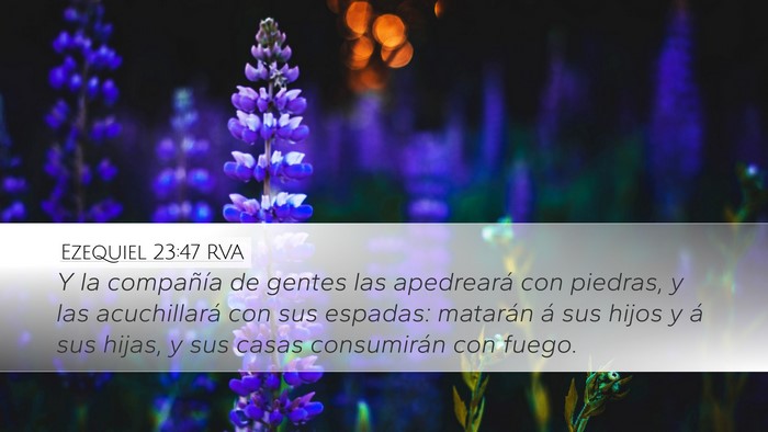Ezequiel 23:47 RVA Bible Verse Image