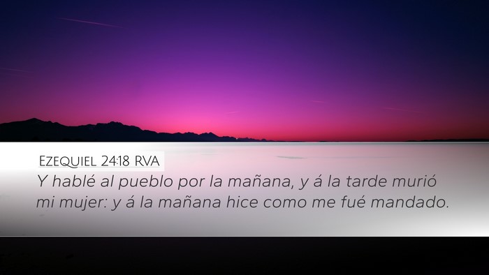 Ezequiel 24:18 RVA Bible Verse Image