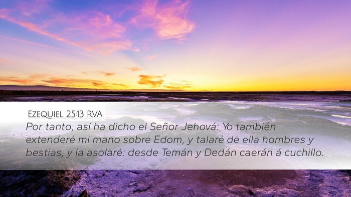 Ezequiel 25:13 RVA Bible Verse Image