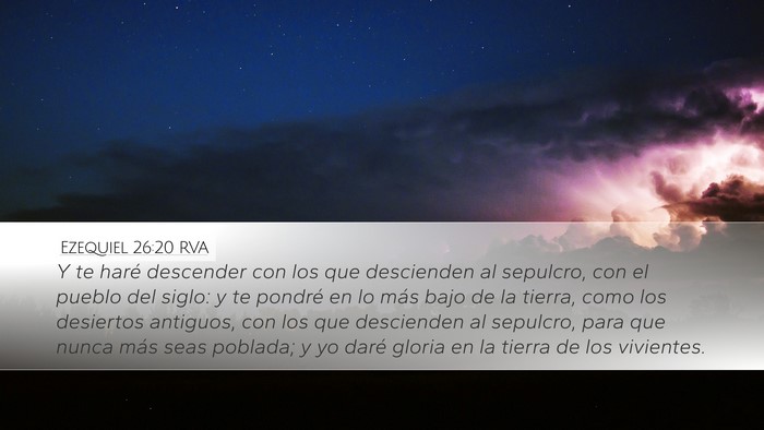 Ezequiel 26:20 RVA Bible Verse Image