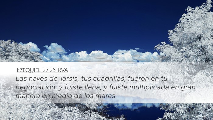 Ezequiel 27:25 RVA Bible Verse Image