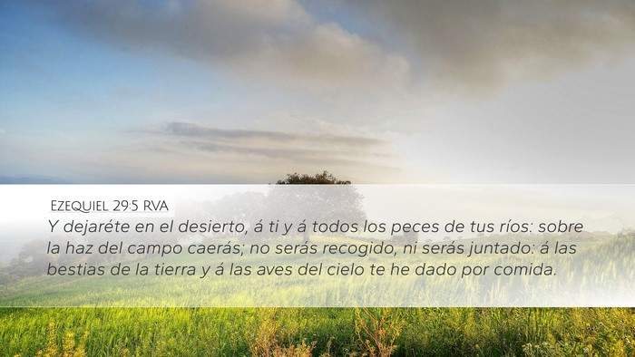 Ezequiel 29:5 RVA Bible Verse Image