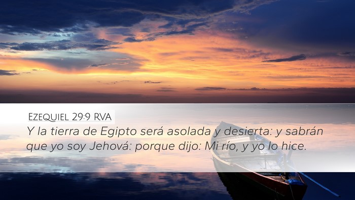 Ezequiel 29:9 RVA Bible Verse Image