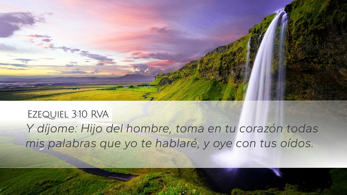Ezequiel 3:10 RVA Bible Verse Image