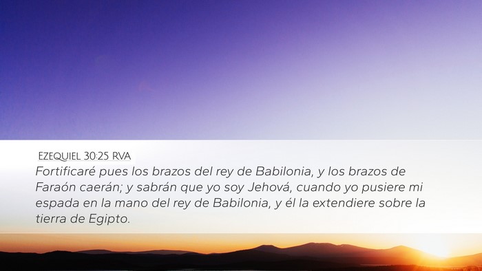 Ezequiel 30:25 RVA Bible Verse Image