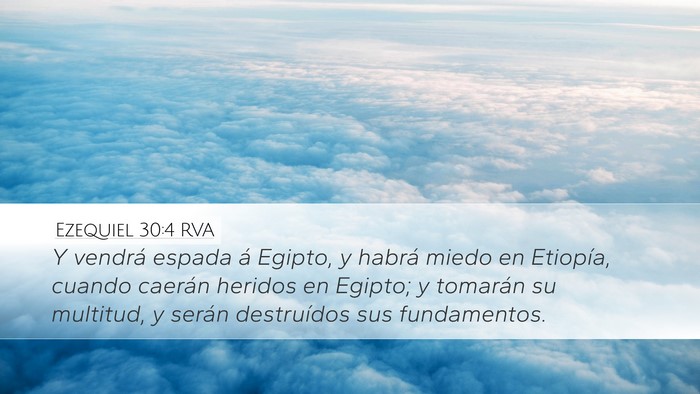 Ezequiel 30:4 RVA Bible Verse Image