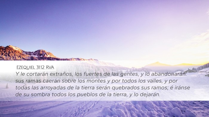 Ezequiel 31:12 RVA Bible Verse Image