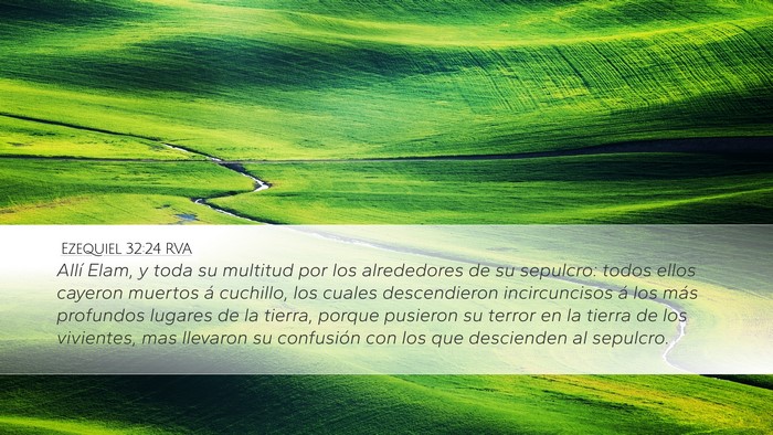 Ezequiel 32:24 RVA Bible Verse Image