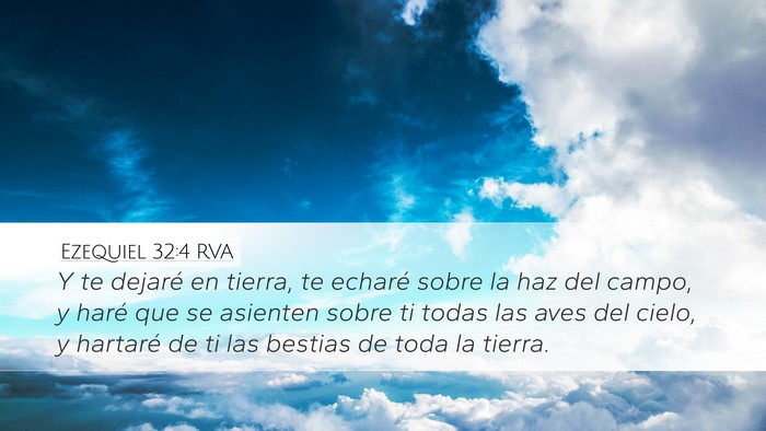 Ezequiel 32:4 RVA Bible Verse Image