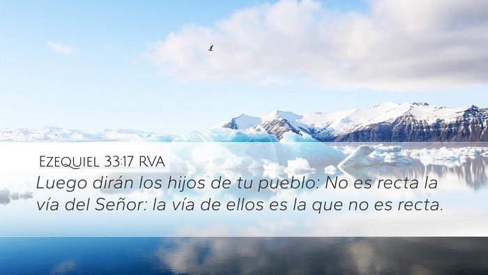 Ezequiel 33:17 RVA Bible Verse Image