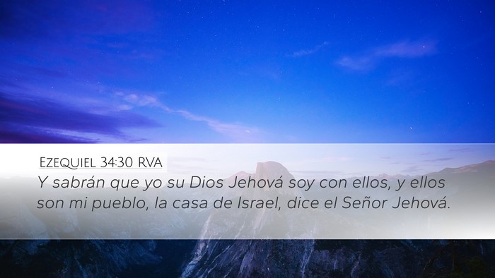 Ezequiel 34:30 RVA Bible Verse Image