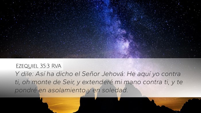 Ezequiel 35:3 RVA Bible Verse Image