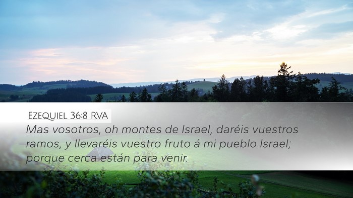 Ezequiel 36:8 RVA Bible Verse Image